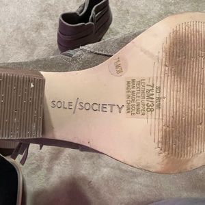 Sole Society heeled booties